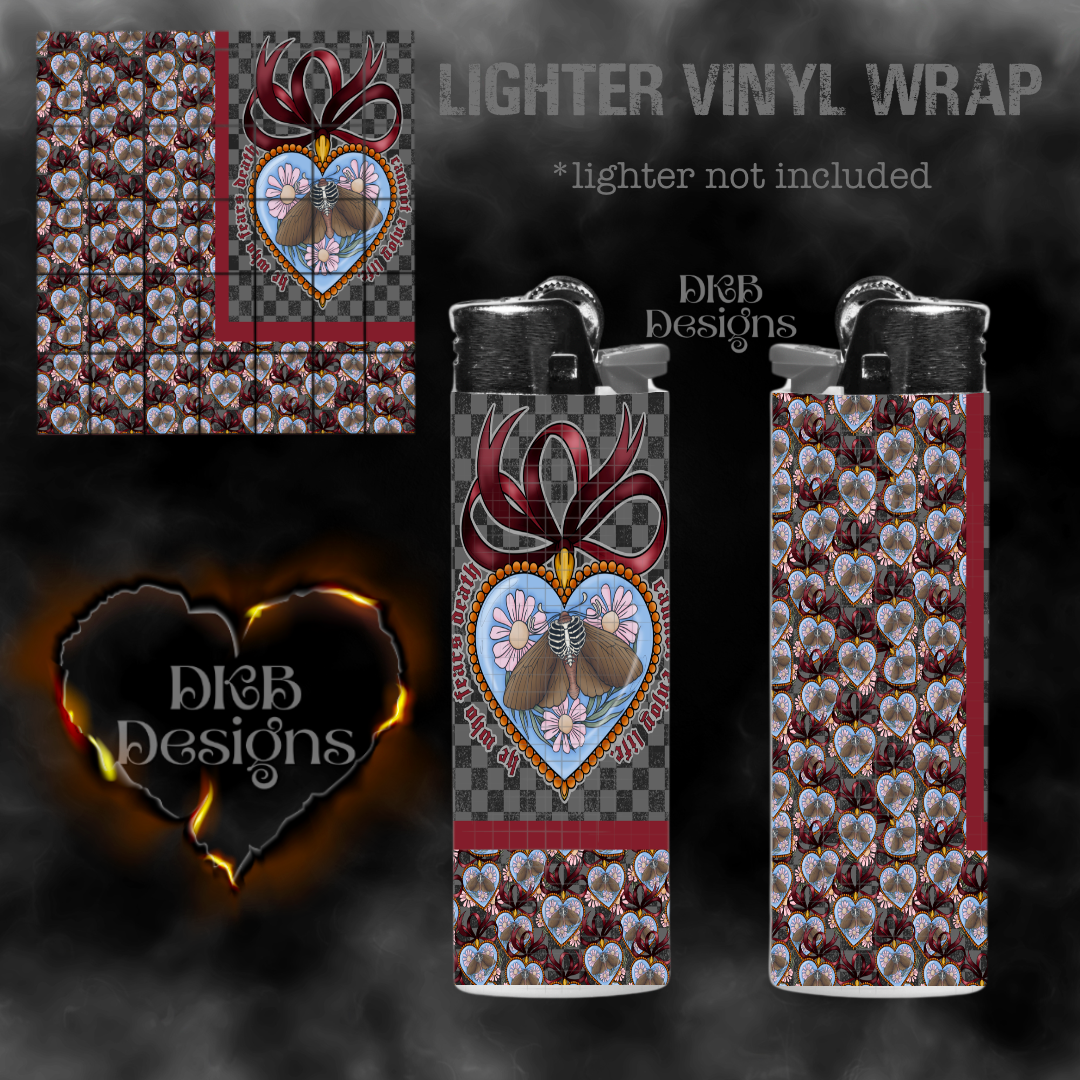 Fear death lighter vinyl wrap