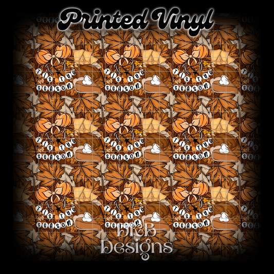 Tis the season Printed Vinyl