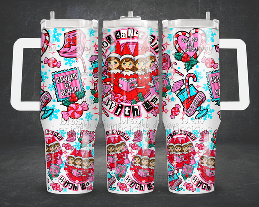 You can’t sit with us 40oz Tumbler UV DTF