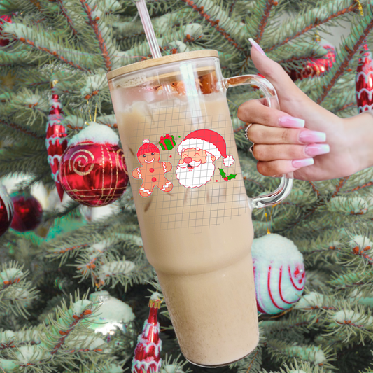 Red Christmas UV DTF