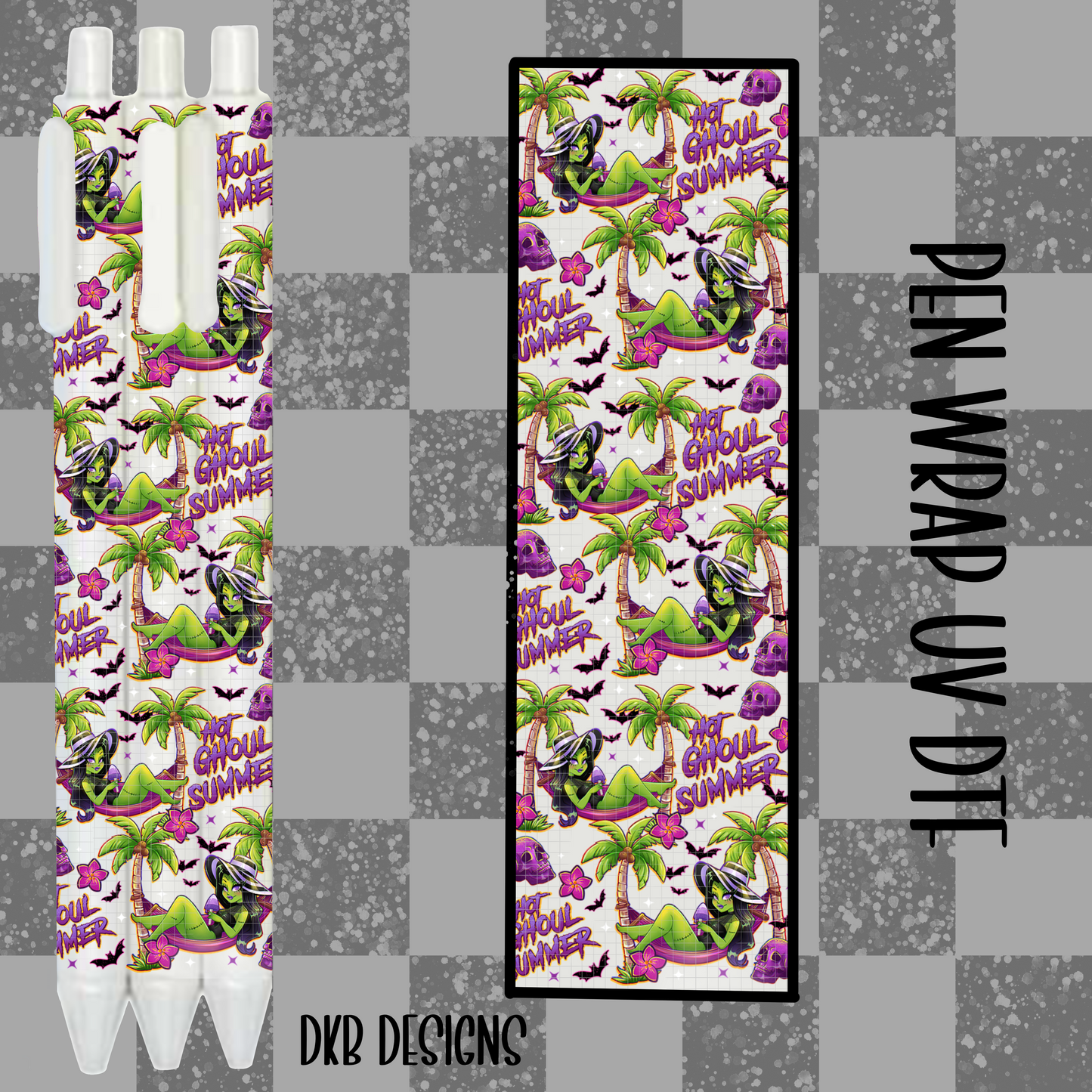 Hot ghoul summer UV DTF