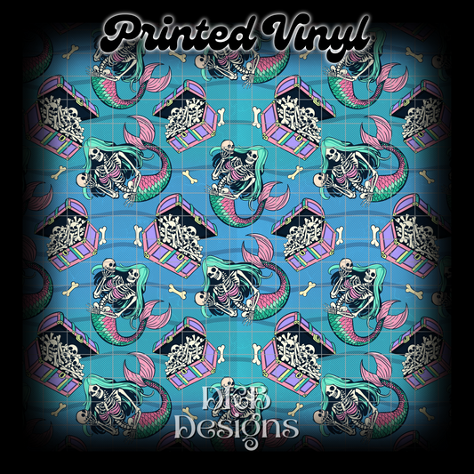 Dead men Printed Vinyl