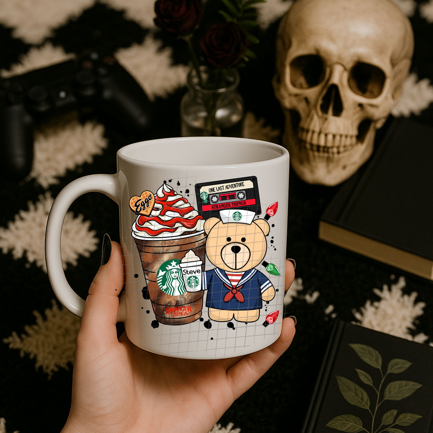 Stranger bear 7 UV DTF