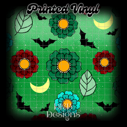 Medusa florals Printed Vinyl