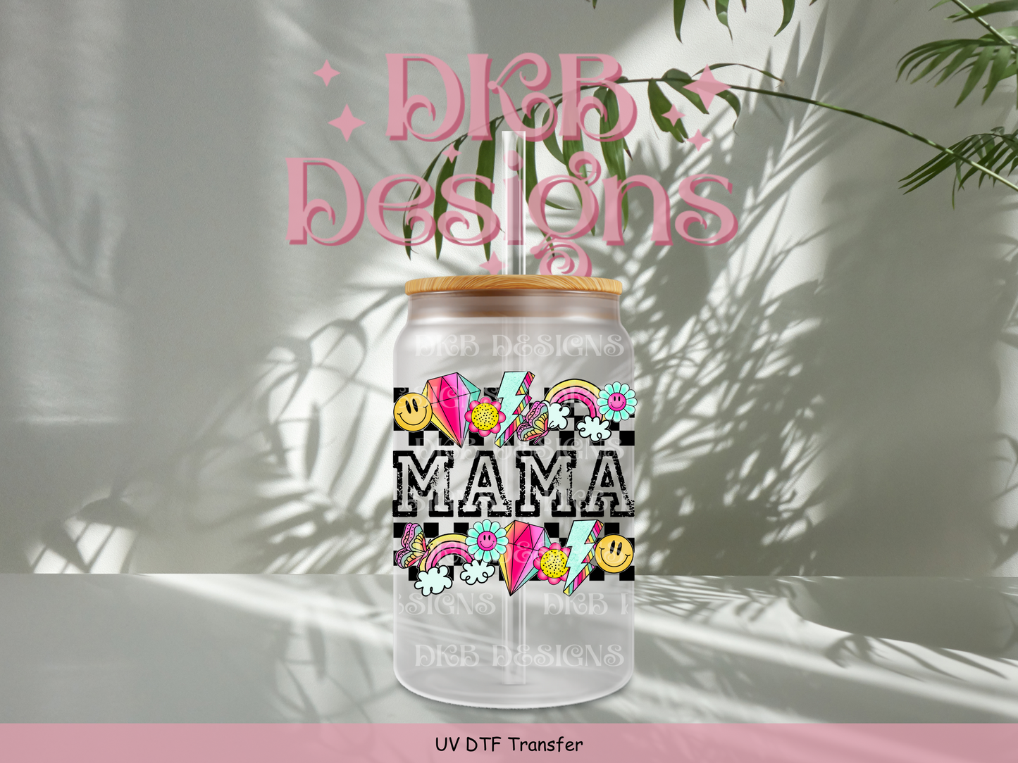 Mama (pink) UV DTF